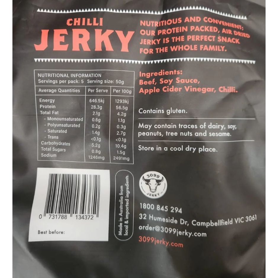 3099 Jerky - Chilli Jerky