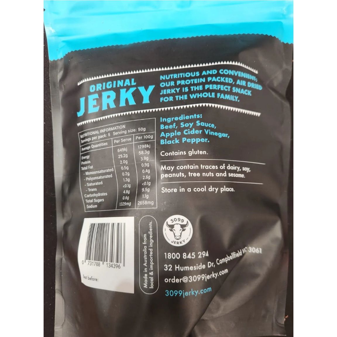 3099 Jerky - Original Beef Jerky