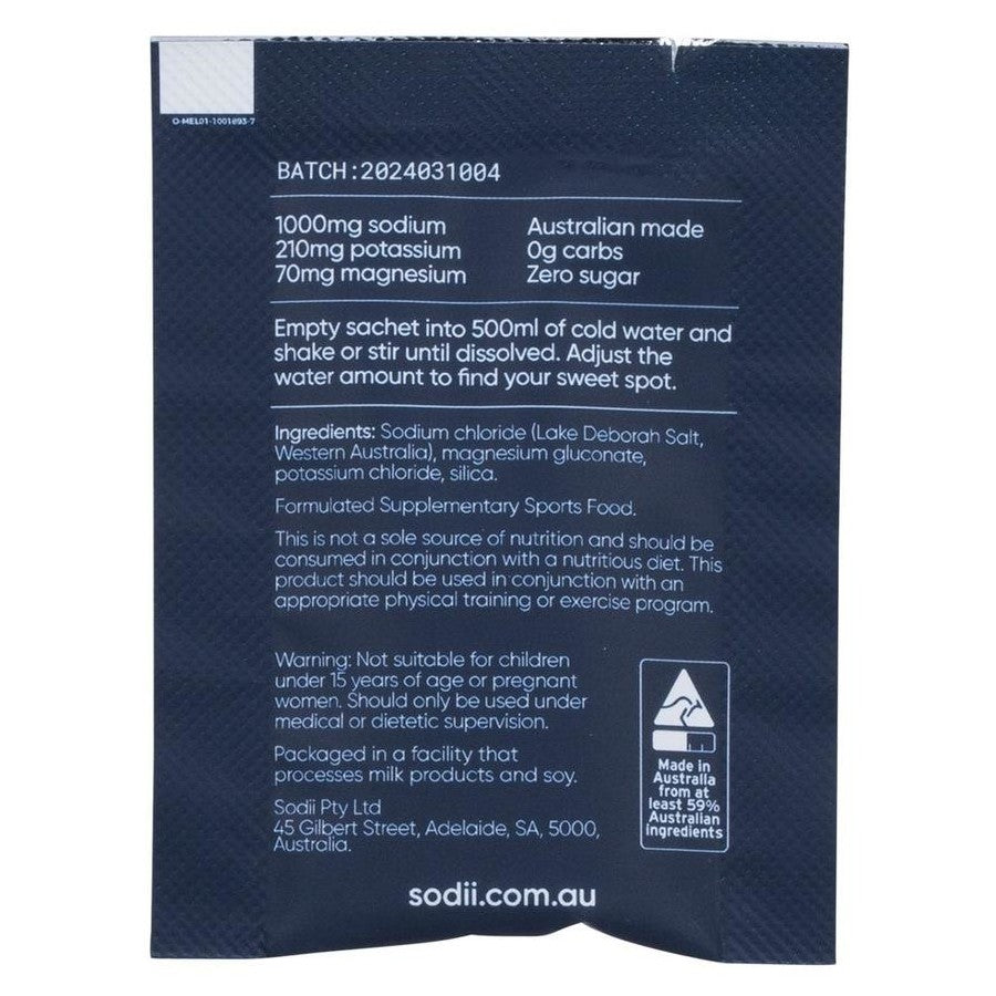 Sodii - Everyday Hydration Salts - Unflavoured Sachets