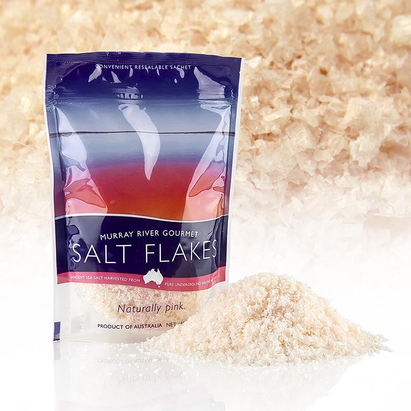 Murray River Salt Flakes 600g bag gourmet Australian pink salt