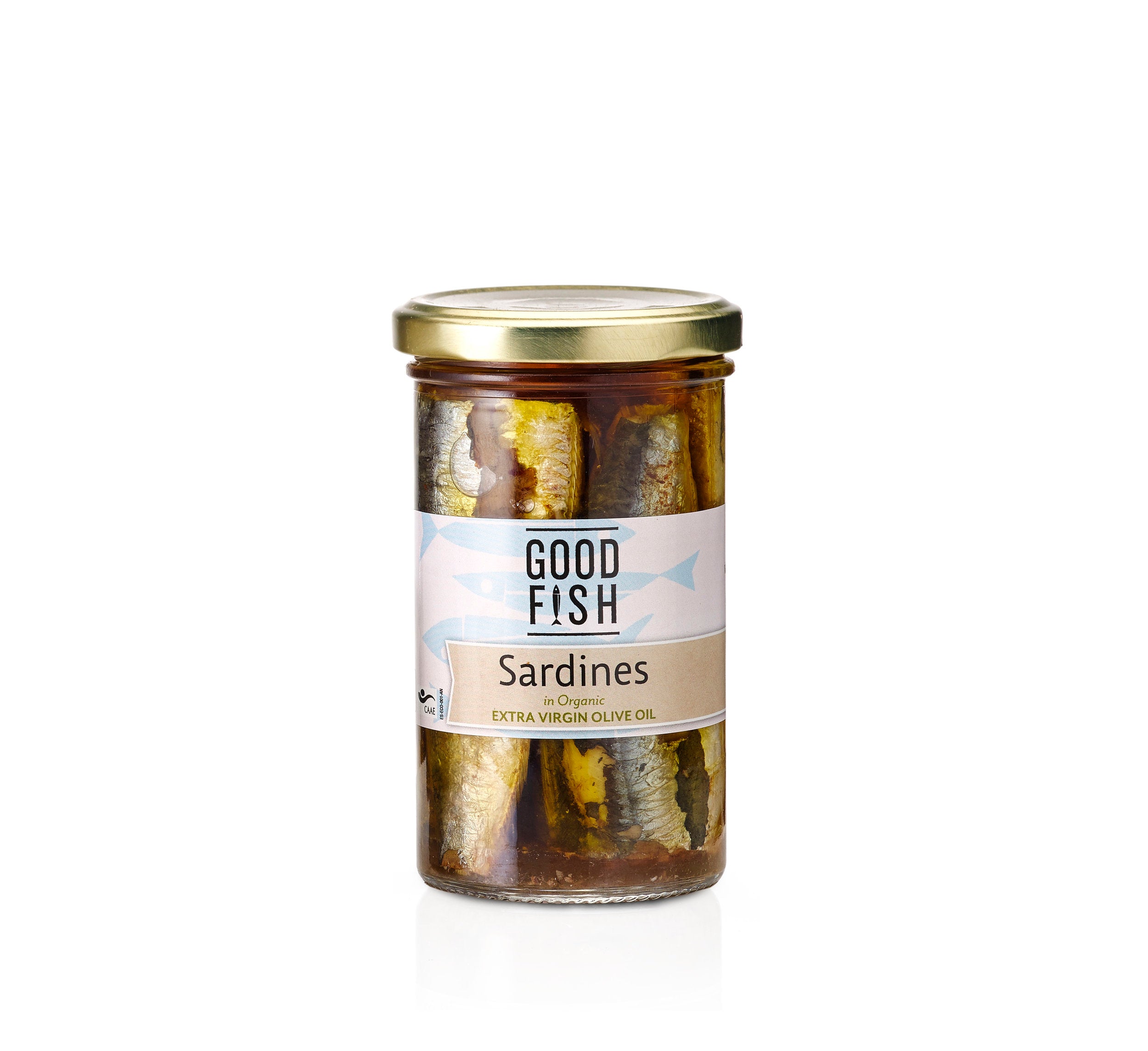 Sardines in Extra Virgin Org Olive Oil 195G