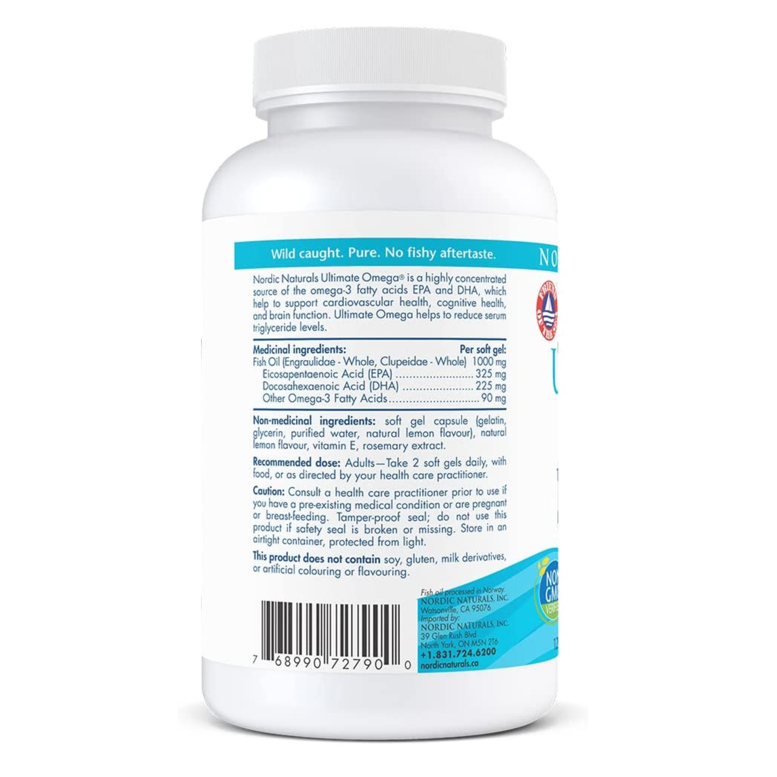 Nordic Naturals Ultimate Omega Lemon Flavour 120 Soft Gels