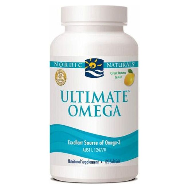 Nordic Naturals Ultimate Omega Lemon Flavour 120 Soft Gels