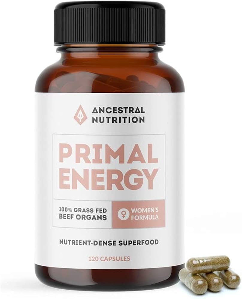 Primal Energy - Women - Grass Fed Beef Organs Capsules