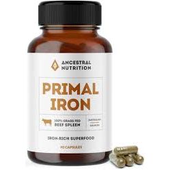 Primal Iron - Grass Fed Beef Spleen - Capsules