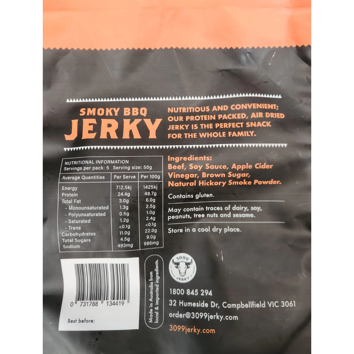 3099 Jerky - Smokey BBQ Jerky