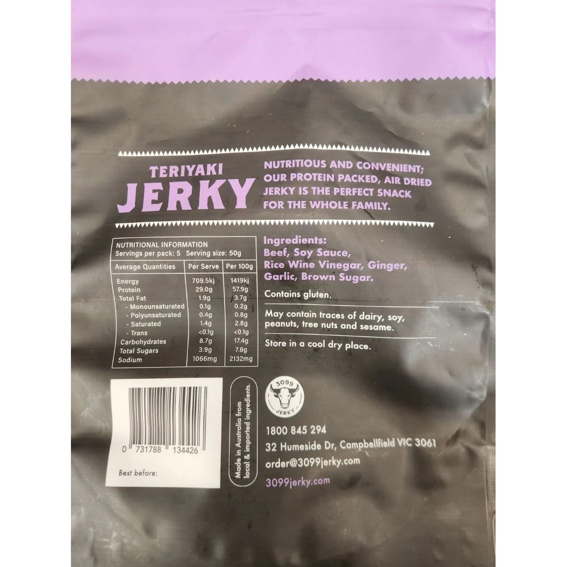 3099 Jerky - Teriyaki Beef Jerky