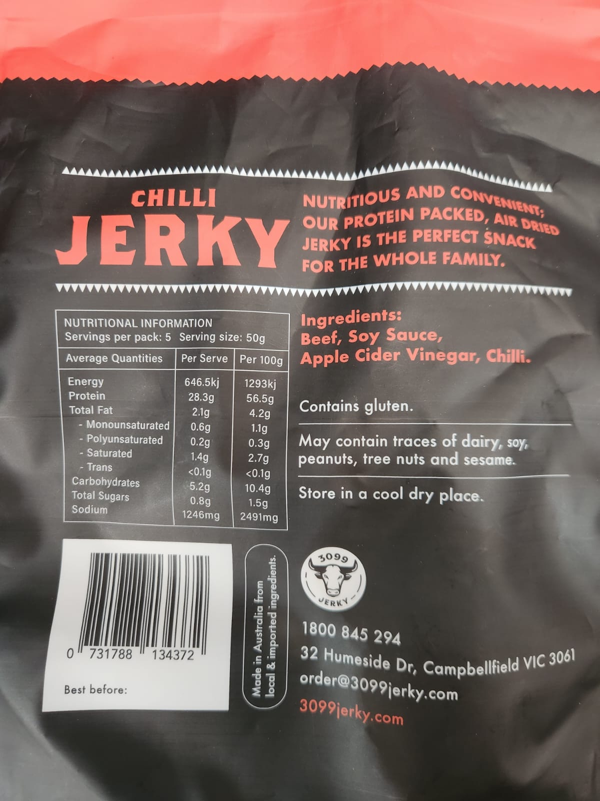3099 Jerky - Chilli Jerky