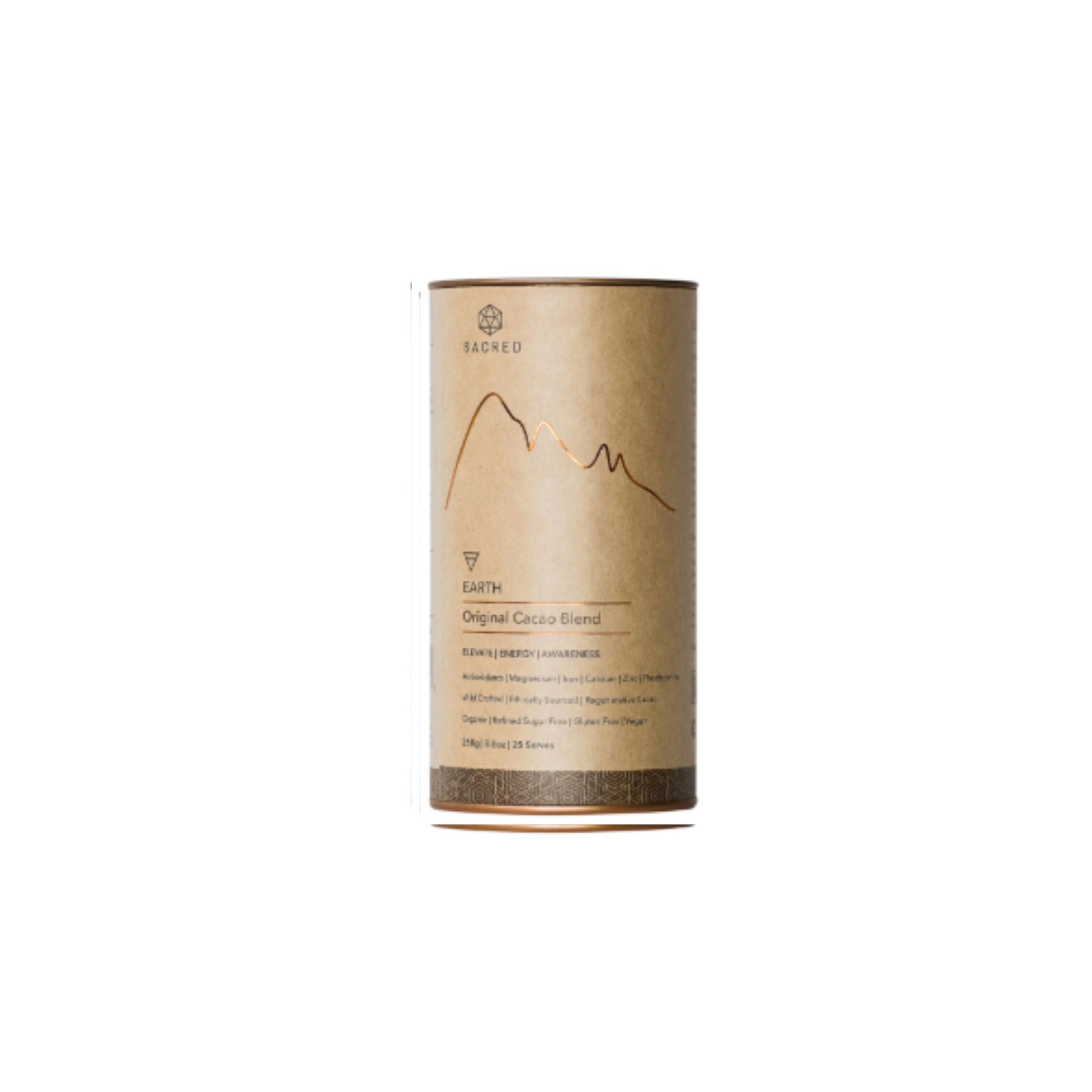 Sacred Taste Organic Drinking Cacao (The Original  Cacao Blend) - Earth